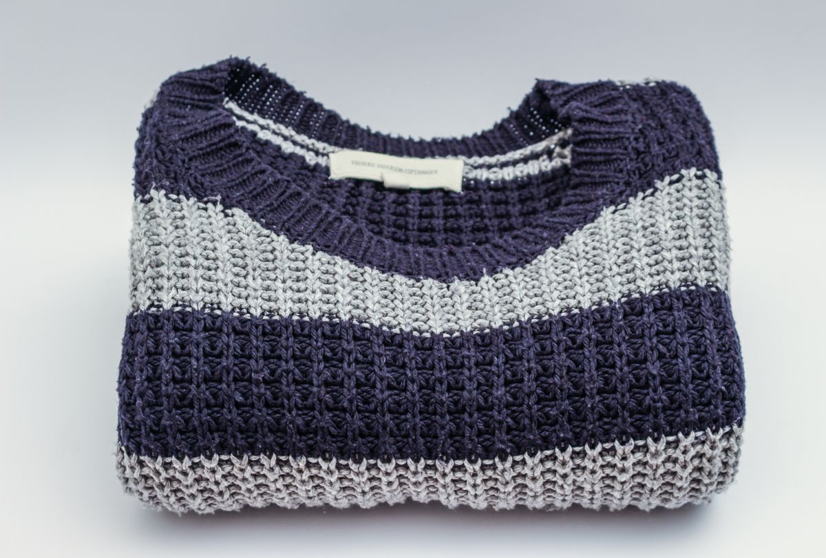 Peça de roupa em algodão